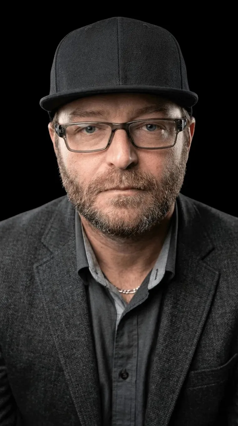 Shawn McQuaid, studio portrait